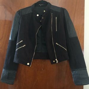 NWOT JLUXLABEL Faux Suede Jacket - Size Small